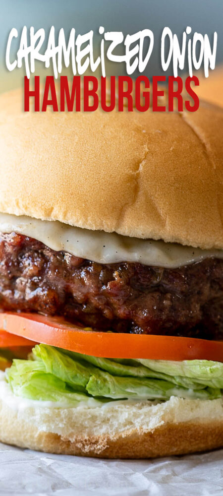 caramelized onion hamburger patty recipe