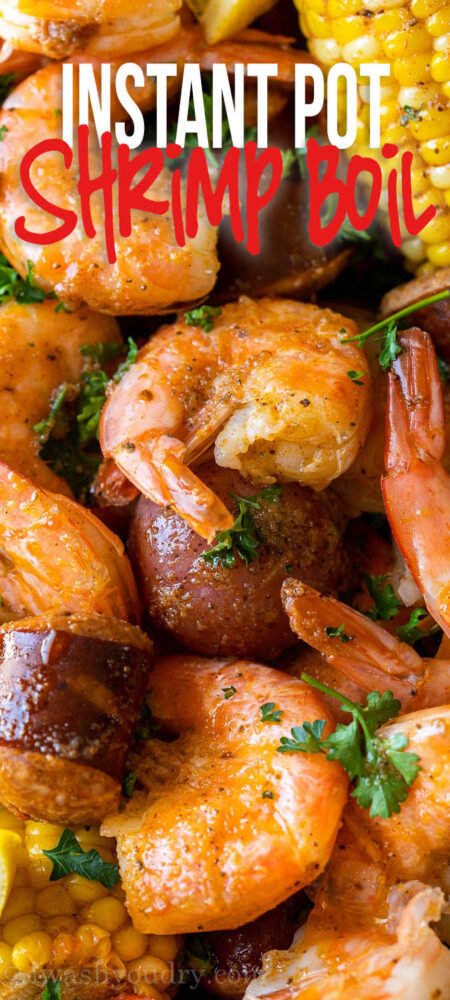 shrimp boil made in the instant pot