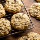 Oatmeal Raisin Cookies on cooling rack