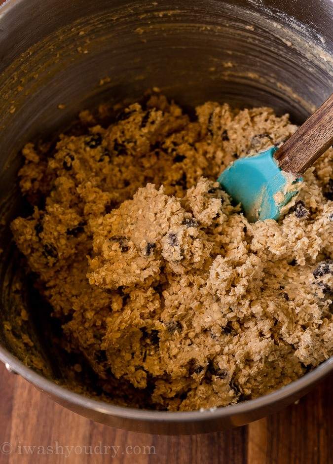 Oatmeal Raisin cookie dough