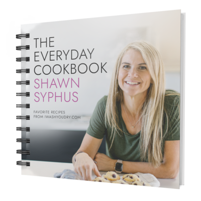 cookbook cover with spiral binding