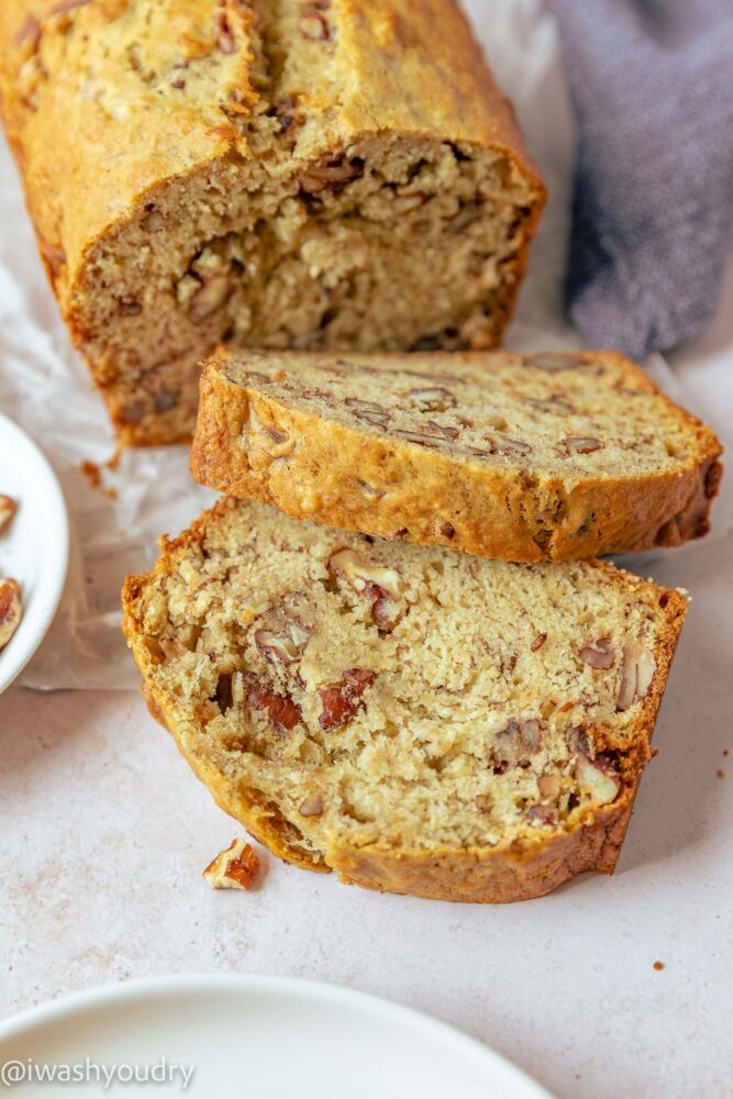 slices of banana bread