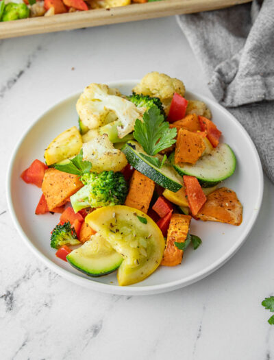 Easy Rainbow Roasted Vegetables